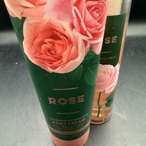 Bath and Body Works Rose Body Cream Set